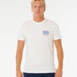 Rip Curl Pacific Rinse Sunrise Tee – Crem - imagine 5