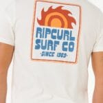 Rip Curl Pacific Rinse Sunrise Tee – Crem - imagine 7