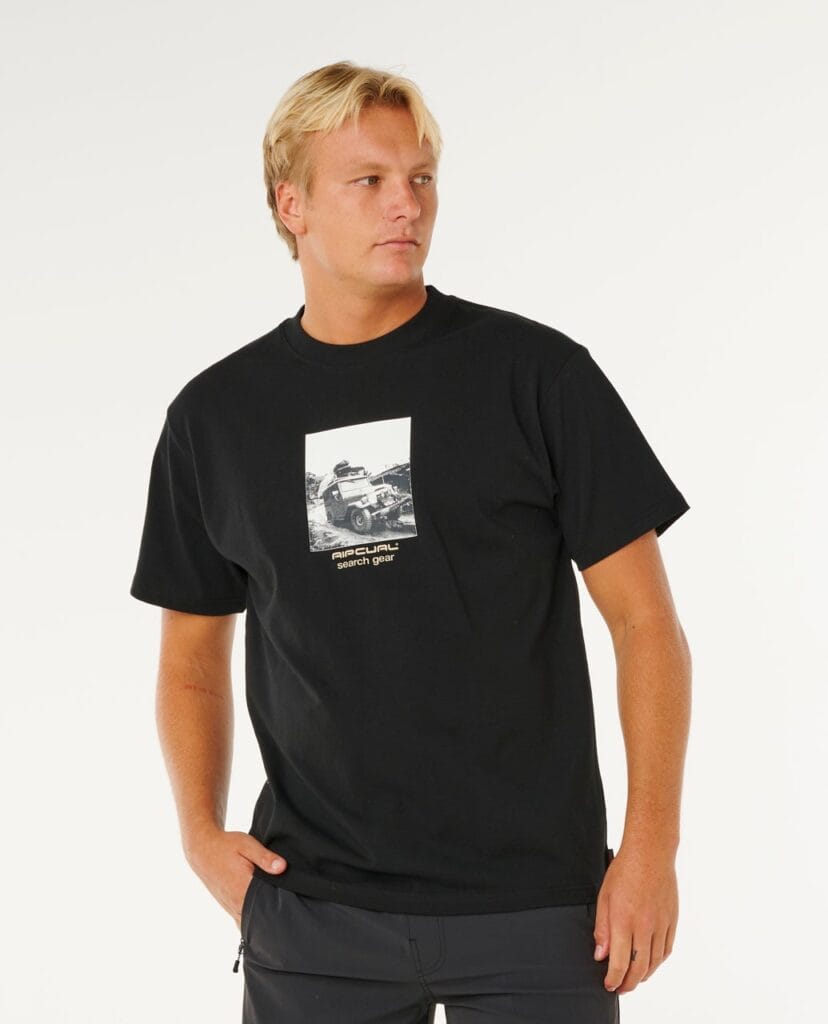 Rip Curl Search Rig Tee – Negru