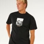 Rip Curl Search Rig Tee – Negru - imagine 6