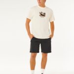 Rip Curl Search Rig Tee – Crem - imagine 4