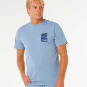 Keep On Trucking Ss Tee – Faded Denim