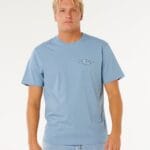 Rip Curl Hazey Days Tee – Faded Denim - imagine 1