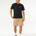 Rip Curl Vaporcool Search Peak Tee – Negru - imagine 4