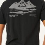 Rip Curl Vaporcool Search Peak Tee – Negru - imagine 5
