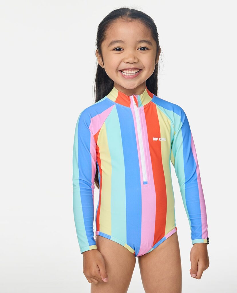 Rip Curl Rainbow Stripe Surf Suit-Girl – Multicolor