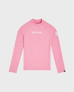 Rip Curl Classic Surf Long Sleeve Rash Vest - Kids – Begonia Pink