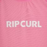 Rip Curl Classic Surf Long Sleeve Rash Vest – Kids – Begonia Pink - imagine 2