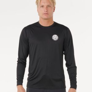 Icons Of Surflite UPF50 Long Sleeve Rash Vest – Negru