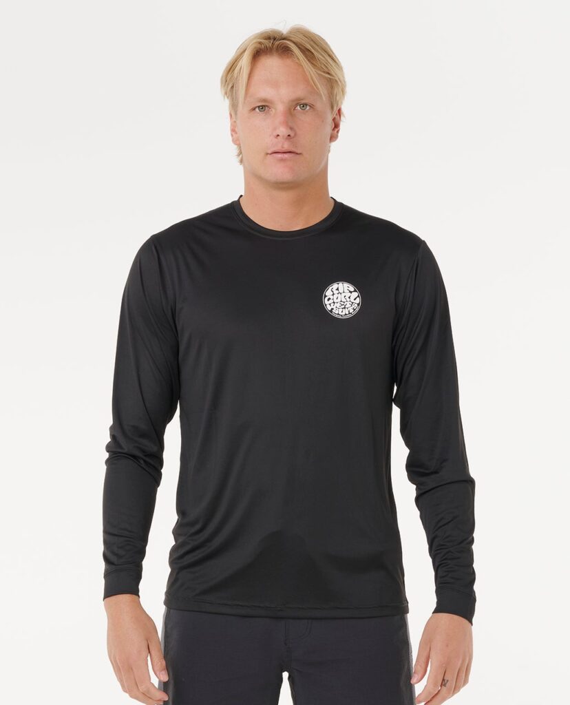 Rip Curl Icons Of Surflite UPF50 Long Sleeve Rash Vest – Negru