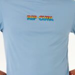 Rip Curl Icons Of Surflite UPF50 Short Sleeve Rash Vest – Faded Denim - imagine 5