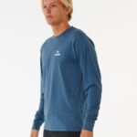 Rip Curl Stack UPF50 Long Sleeve Rash Vest – Navy Marle - imagine 1
