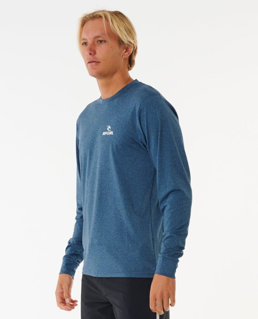 Rip Curl Stack UPF50 Long Sleeve Rash Vest – Navy Marle