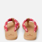 Rip Curl Freedom Plush Bloom Open Toe Sandals – Roșu - imagine 2
