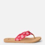 Rip Curl Freedom Plush Bloom Open Toe Sandals – Roșu - imagine 5