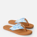 Rip Curl Freedom Plush Bloom Open Toe Sandals – Sky Blue - imagine 1