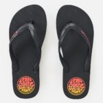Rip Curl Icons of Surf Bloom Open Toe Sandals – Black/Orange - imagine 3