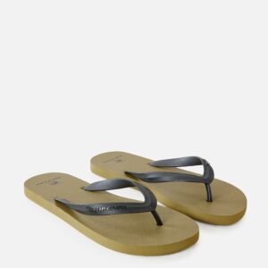 Rip Curl Brand Logo Bloom Open Toe Sandals – Olive
