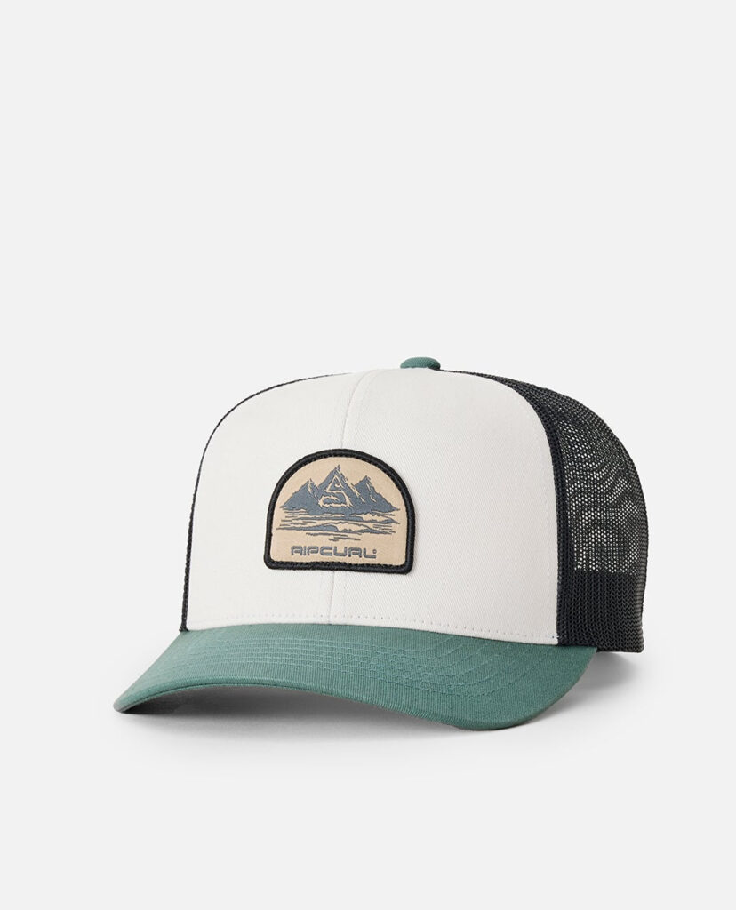 Rip Curl Custom Curve Trucker – Bone/Aloe