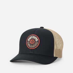 Custom Curve Trucker – Black/Khaki