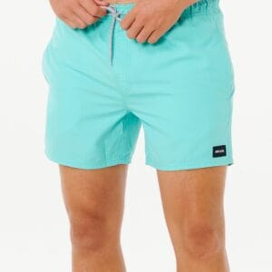 Offset Volley 15" Boardshort – Aqua