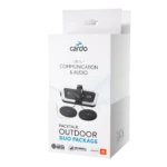 Cardo Packtalk Outdoor Duo Alb – Set intercom Mesh pentru 2 persoane, sunet JBL - imagine 1