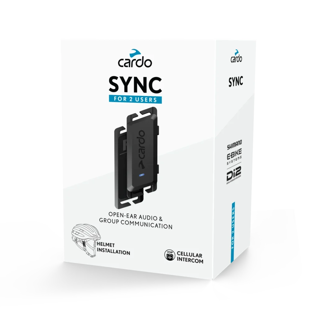 Cardo Sync Duo – Set intercom celular open-ear pentru 2 cicliști